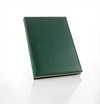 Notesbog - Notesbøger A5 grøn italiensk kunstlæder model Milano